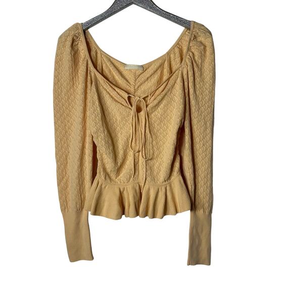 Ulla Johnson Leland Pointelle Knit Top - Picture 1 of 6